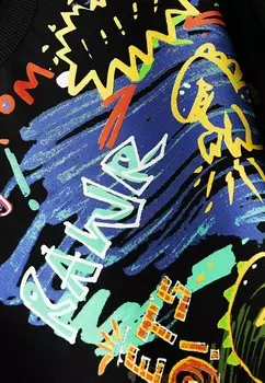 Рубашка с длинным рукавом GRAFFITI REGULAR FIT Next, черный
