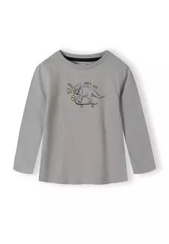 Рубашка с длинным рукавом GRAPHIC PRINT MINOTI, цвет light grey