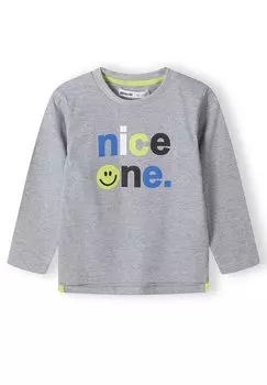 Рубашка с длинным рукавом GRAPHIC PRINT MINOTI, цвет grey