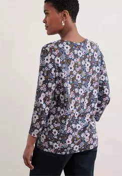 Рубашка с длинным рукавом GYPSOPHILIA Seasalt Cornwall, темно-синий деним