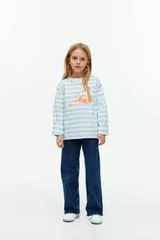 Рубашка с длинным рукавом H&M, белый