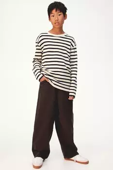 Рубашка с длинным рукавом H&M, белый