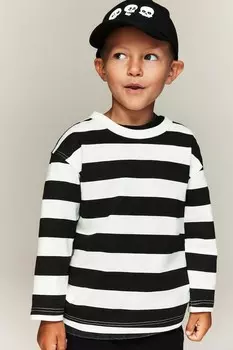 Рубашка с длинным рукавом H&M, черный