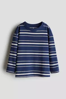Рубашка с длинным рукавом H&M, синий