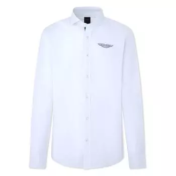 Рубашка с длинным рукавом Hackett Amr Pitlane Shirt, белый