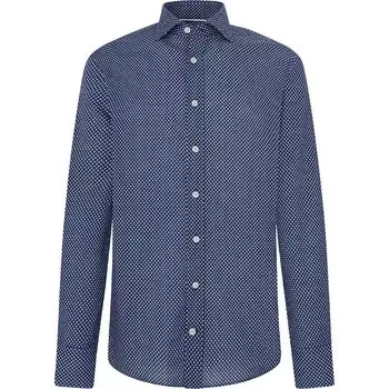 Рубашка с длинным рукавом Hackett Geo Floral, синий
