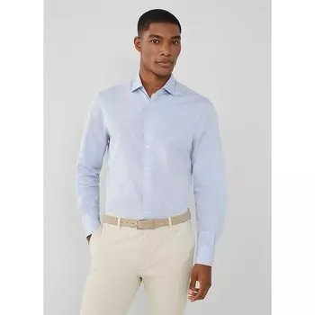 Рубашка с длинным рукавом Hackett Luxe Poplin, синий