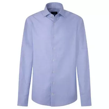 Рубашка с длинным рукавом Hackett Mouline Puppytooth, синий