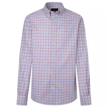 Рубашка с длинным рукавом Hackett Summer Gingham, фиолетовый