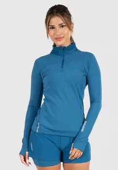 Рубашка с длинным рукавом HALF ZIP FASTLANE Smilodox, цвет dunkelblau