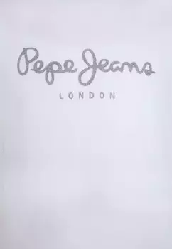 Рубашка с длинным рукавом HANA GLITTER Pepe Jeans, белый