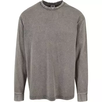 Рубашка с длинным рукавом Heavy Boxy Acid Wash Longsleeve Urban Classics, цвет Asphalt