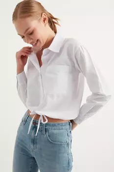 Рубашка с длинным рукавом Herita, белый