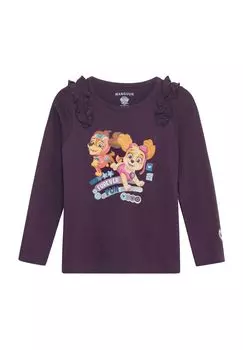 Рубашка с длинным рукавом, хлопок, детская MANGUUN, темно-синий