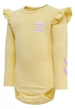 Рубашка с длинным рукавом Hmlmirabel Body Hummel, бледно-банановый