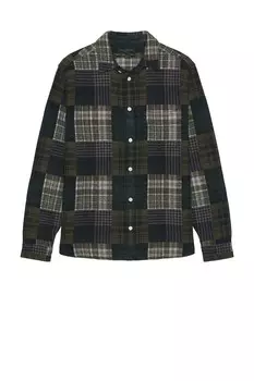 Рубашка с длинным рукавом hopton Allsaints, зеленый