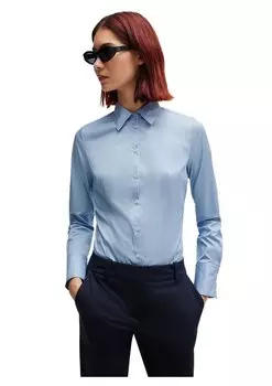 Рубашка с длинным рукавом HUGO The Fitted 10211515, синий
