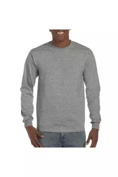 Рубашка с длинным рукавом и молотком Gildan, серый