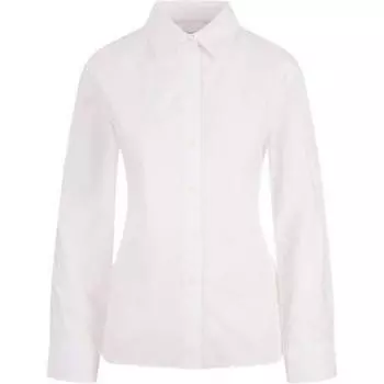 Рубашка с длинным рукавом и воротником Jacquemus, белый