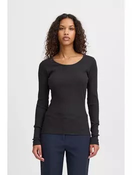 Рубашка с длинным рукавом ICHI, черный