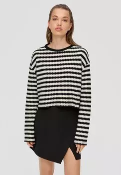 Рубашка с длинным рукавом IM CROPPED-DESIGN QS, цвет schwarz