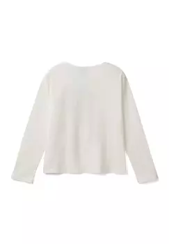 Рубашка с длинным рукавом IN WARM United Colors of Benetton, белый