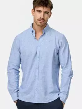 Рубашка с длинным рукавом Indicode, синий
