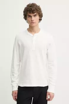 Рубашка с длинным рукавом из хлопка Rag & Bone, белый