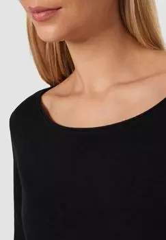 Рубашка с длинным рукавом из тонкого трикотажа, женская Marc O'Polo DENIM, черный