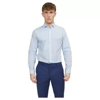Рубашка с длинным рукавом Jack & Jones Bckpool Stretch, синий