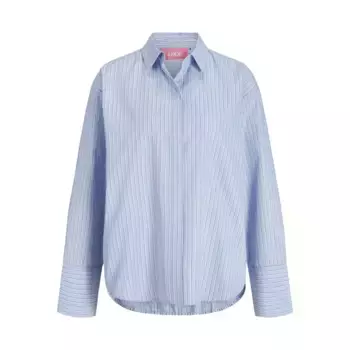 Рубашка с длинным рукавом Jack & Jones Caro Poplin Relaxed JJXX, синий