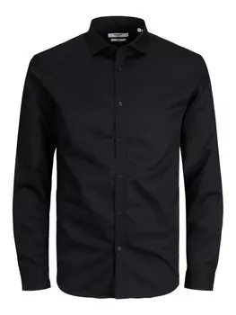 Рубашка с длинным рукавом Jack & Jones, черный