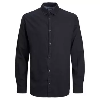 Рубашка с длинным рукавом Jack & Jones Gingham Twill, черный