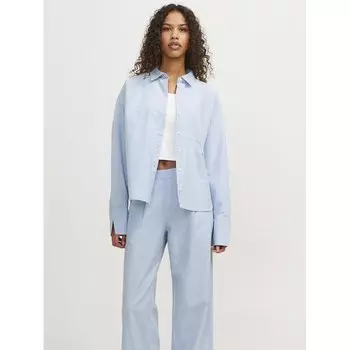 Рубашка с длинным рукавом Jack & Jones Siva Oxford, белый