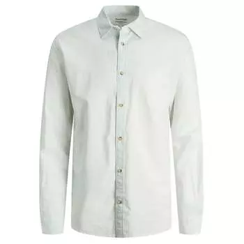 Рубашка с длинным рукавом Jack & Jones Summer Linen, зеленый