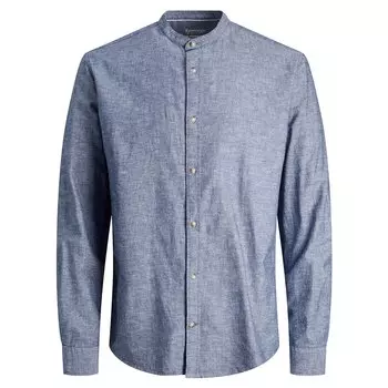Рубашка с длинным рукавом Jack & Jones Summer Band Linen, серый