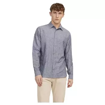 Рубашка с длинным рукавом Jack & Jones Summer Linen, серый