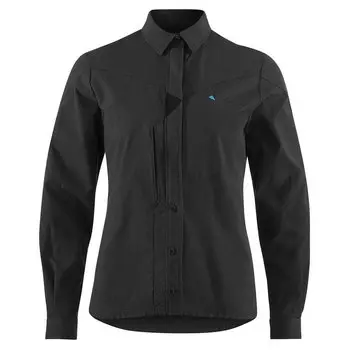 Рубашка с длинным рукавом Klttermusen Garm, черный