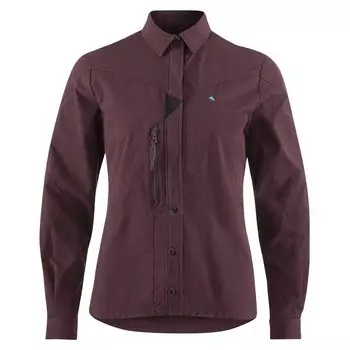 Рубашка с длинным рукавом Klttermusen Garm, красный