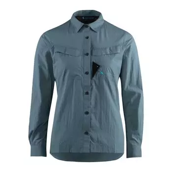 Рубашка с длинным рукавом Klttermusen Syn, синий