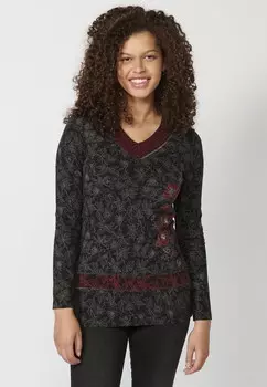 Рубашка с длинным рукавом Koroshi, цвет black