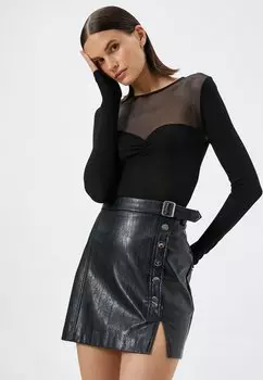Рубашка с длинным рукавом Koton, цвет black