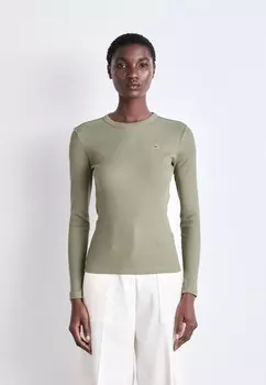 Рубашка с длинным рукавом Lacoste, хаки
