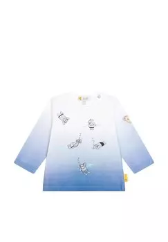 Рубашка с длинным рукавом LANGARM HAPPY HIPPO Steiff, цвет bright cobalt