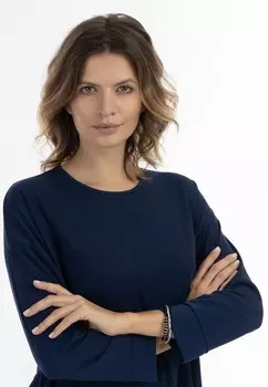 Рубашка с длинным рукавом LANGARM usha, синий