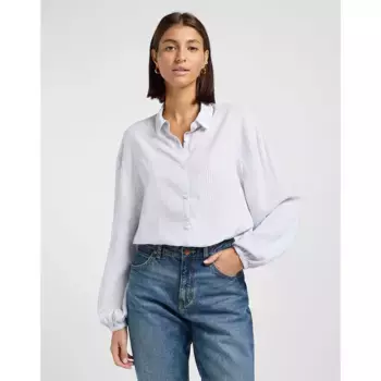 Рубашка с длинным рукавом Lee Tie Front, белый