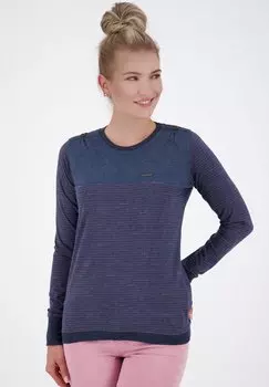 Рубашка с длинным рукавом LEONIE alife & kickin, цвет marine melange