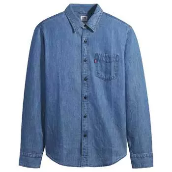 Рубашка с длинным рукавом Levis Sunset 1 Pocket Slim, синий