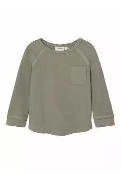 Рубашка с длинным рукавом Lil' Atelier, цвет dried sage