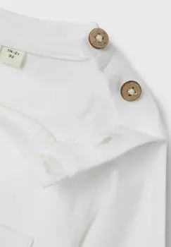 Рубашка с длинным рукавом Lil' Atelier, кремовый